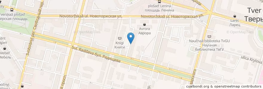 Mapa de ubicacion de Медицинская клиника "Пилот" en Russie, District Fédéral Central, Oblast De Tver, Городской Округ Тверь, Калининский Район.