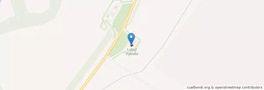 Mapa de ubicacion de Лукойл en Russland, Föderationskreis Zentralrussland, Oblast Brjansk, Брянский Район, Добрунское Сельское Поселение.