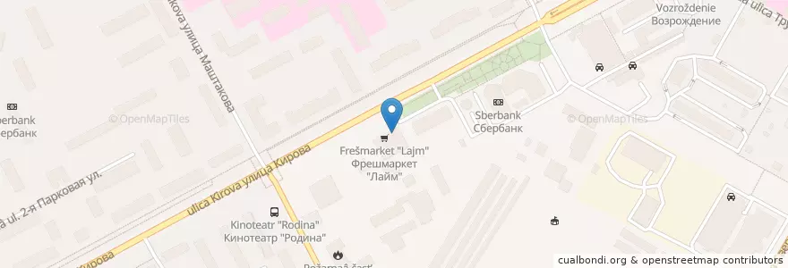 Mapa de ubicacion de Тануки en 러시아, Центральный Федеральный Округ, Московская Область, Городской Округ Подольск.