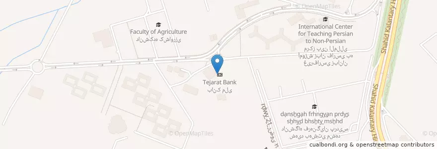 Mapa de ubicacion de بانک تجارت en Iran, استان خراسان رضوی, شهرستان مشهد, مشهد, بخش مرکزی شهرستان مشهد.