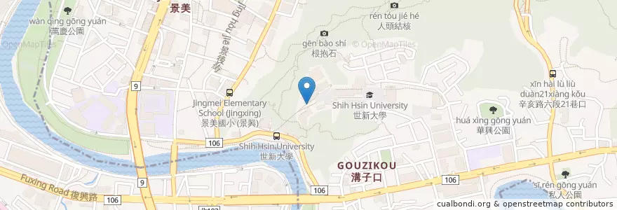 Mapa de ubicacion de Subway en Tayvan, 新北市, Taipei, 文山區.