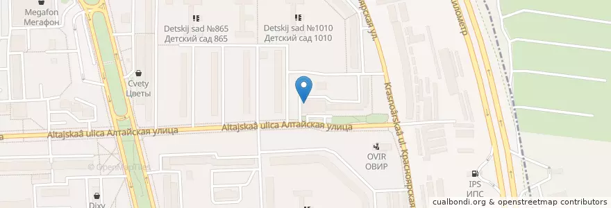 Mapa de ubicacion de Аптека ИФК en روسیه, Центральный Федеральный Округ, Москва, Восточный Административный Округ, Район Гольяново.