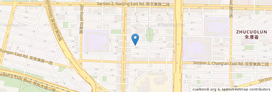 Mapa de ubicacion de 淘憩Cozy en 臺灣, 新北市, 臺北市, 中山區.