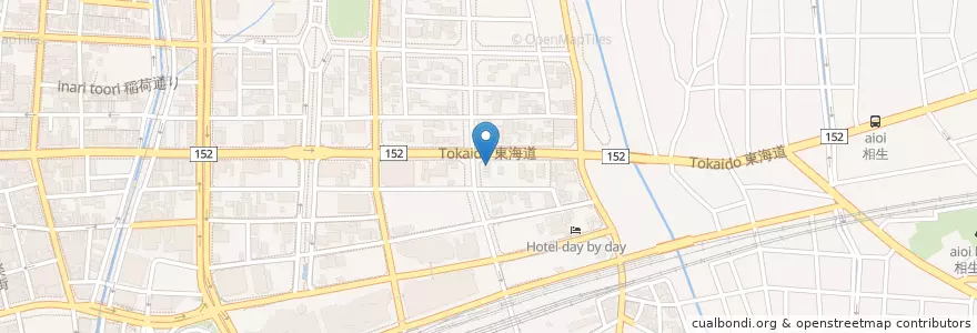 Mapa de ubicacion de あがた歯科 en اليابان, شيزوكا, 浜松市, 中区.