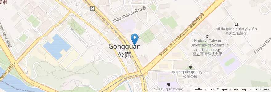 Mapa de ubicacion de Gugu Kitchen en Taiwan, 新北市, Taipei.