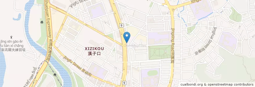 Mapa de ubicacion de 海南雞腿飯快餐便當 en تایوان, 新北市, تایپه, 文山區.