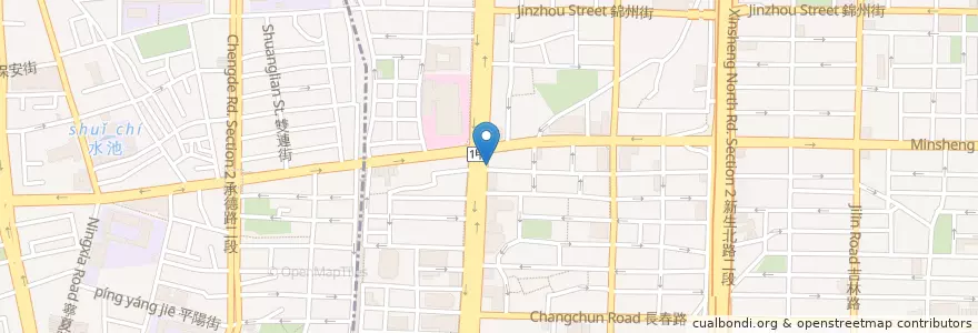 Mapa de ubicacion de Enjoy en 臺灣, 新北市, 臺北市, 中山區.