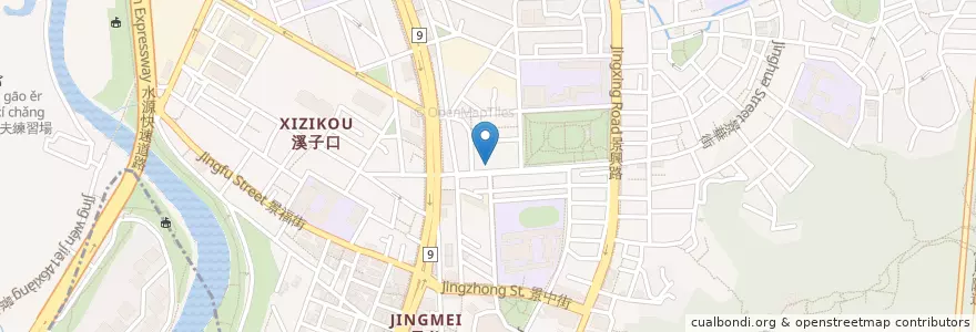 Mapa de ubicacion de 不一樣早餐屋 en 台湾, 新北市, 台北市, 文山区.