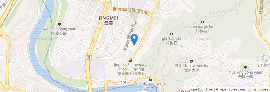 Mapa de ubicacion de 仁泰牙醫 en Taiwan, Nuova Taipei, Taipei, 文山區.