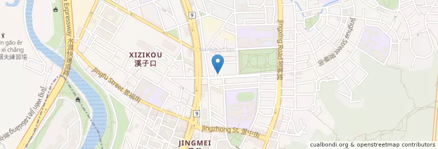 Mapa de ubicacion de 瑞麟美而美 en تايوان, تايبيه الجديدة, تايبيه, 文山區.