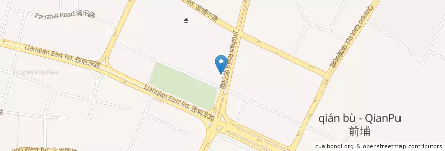 Mapa de ubicacion de 北区一里西站 1048 en China, Fujian, 思明区.