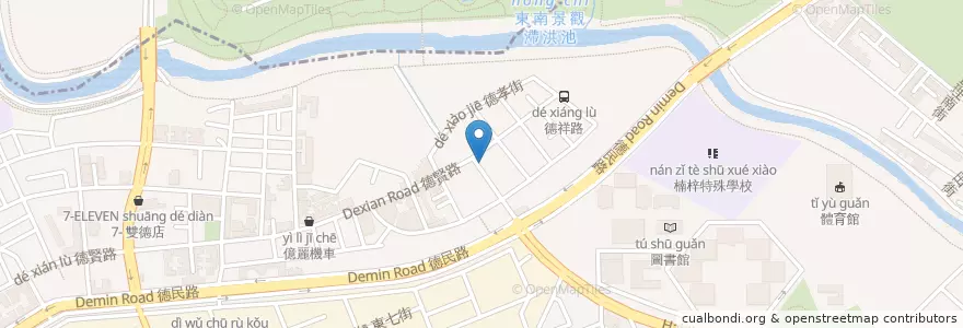 Mapa de ubicacion de 邱爸&邱媽異國料理廚房 en Taiwan, Kaohsiung, 楠梓區.