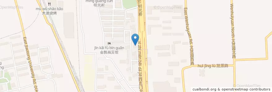 Mapa de ubicacion de 马兰拉面 en China, Beijing, Hebei, 海淀区.