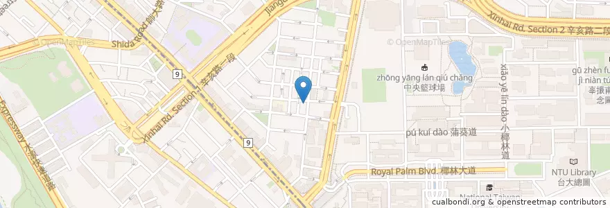 Mapa de ubicacion de 好想吃冰 en 台湾, 新北市, 台北市.