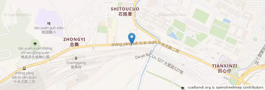 Mapa de ubicacion de 稻香坊早餐店 en تایوان, 新北市, تایپه, 北投區.