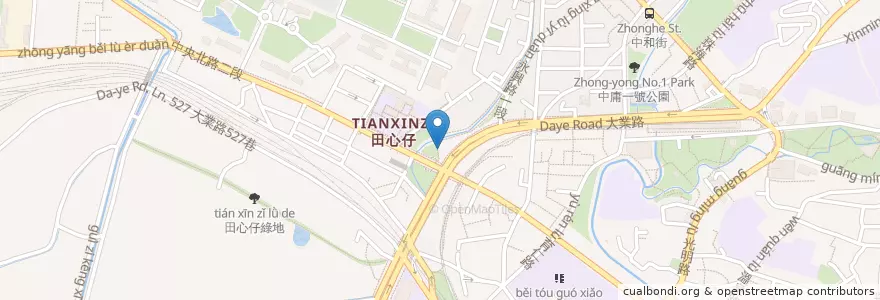 Mapa de ubicacion de 志明牛肉麵 en 台湾, 新北市, 台北市, 北投区.