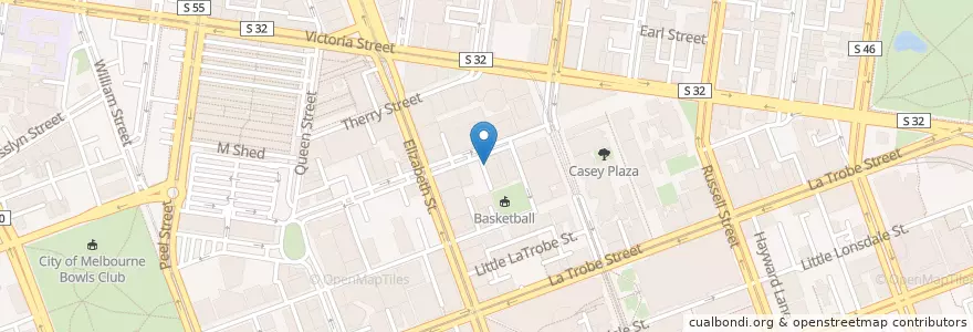 Mapa de ubicacion de Europcar en Australië, Victoria, City Of Melbourne.