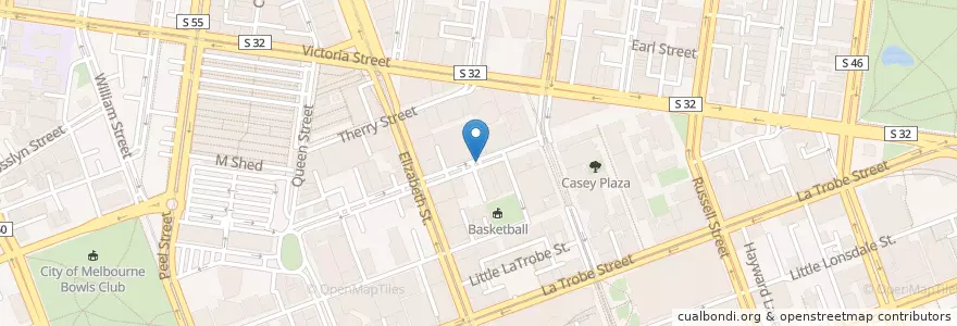 Mapa de ubicacion de GoGet en Avustralya, Victoria, City Of Melbourne.
