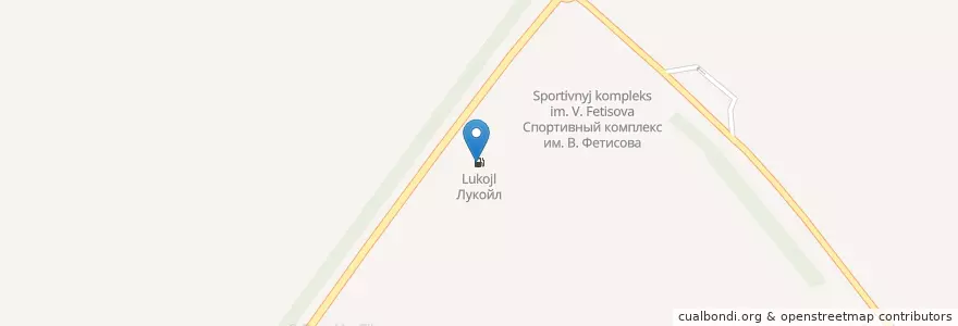 Mapa de ubicacion de Лукойл en Russland, Föderationskreis Zentralrussland, Oblast Woronesch, Бобровский Район, Городское Поселение Бобров.