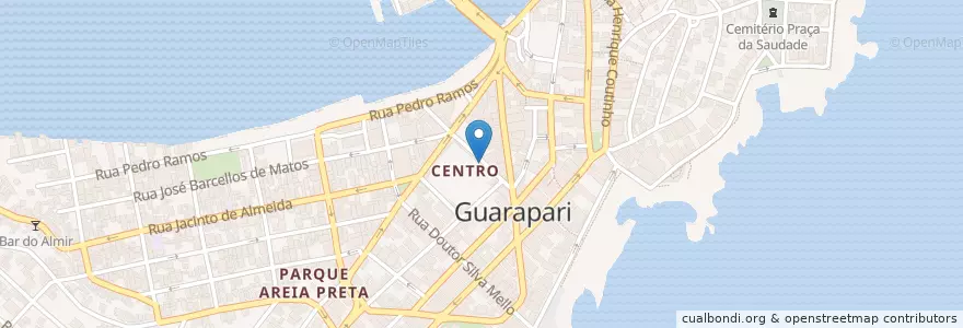 Mapa de ubicacion de Lanchanete Paulista en ブラジル, 南東部地域, エスピリト サント, Microrregião Guarapari, Região Geográfica Intermediária De Vitória, Guarapari, Região Metropolitana Da Grande Vitória.