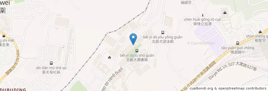 Mapa de ubicacion de 魯旦川鍋 en Taiwan, 新北市.