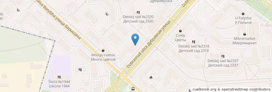 Mapa de ubicacion de Будь здоров! en Russie, District Fédéral Central, Moscou, Северо-Западный Административный Округ, Район Митино.