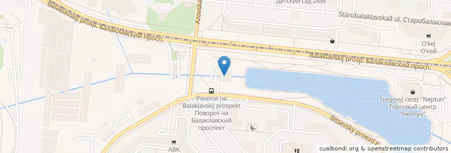 Mapa de ubicacion de Hot Rod en Russia, Distretto Federale Centrale, Москва, Южный Административный Округ, Район Чертаново Северное.