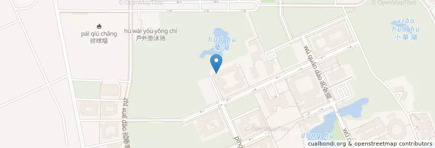 Mapa de ubicacion de 管理學院一樓無障礙廁所 en Taiwan, 臺灣省, Condado De Hualien, 壽豐鄉.