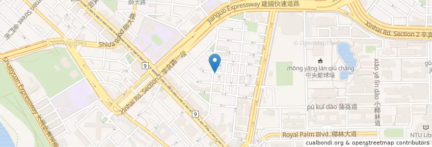 Mapa de ubicacion de 彩椒廚房 en تايوان, تايبيه الجديدة, تايبيه.