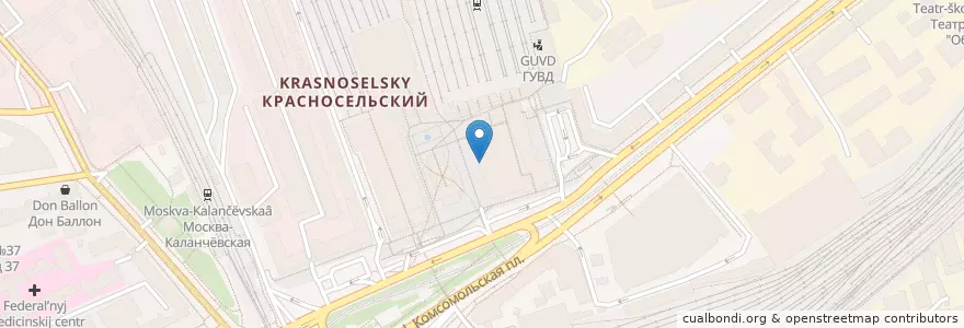 Mapa de ubicacion de Гранд Гриль en Russie, District Fédéral Central, Moscou, Центральный Административный Округ, Красносельский Район.
