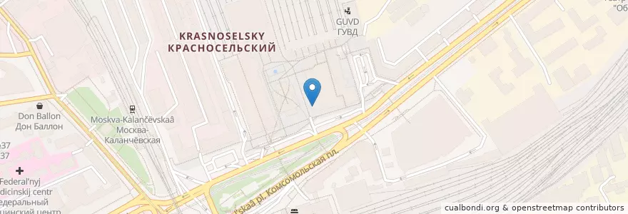 Mapa de ubicacion de IL Патио en Rússia, Distrito Federal Central, Москва, Центральный Административный Округ, Красносельский Район.