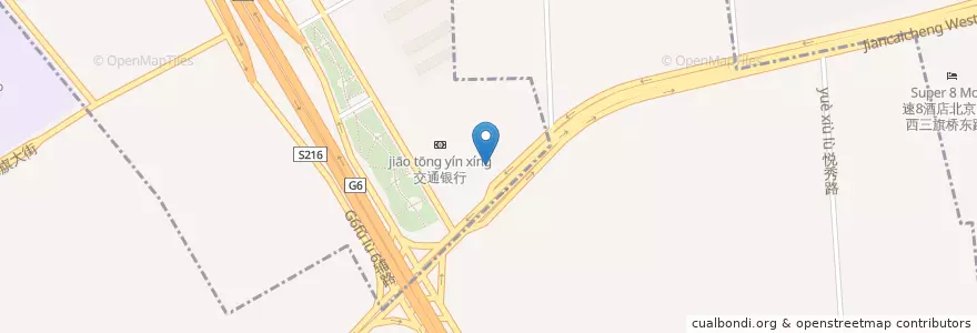 Mapa de ubicacion de 建设银行 en Китай, Пекин, Хэбэй, Район Чанпин, 海淀区.