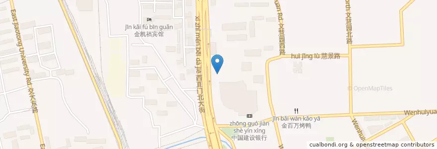 Mapa de ubicacion de 招商银行 en 중국, 베이징시, 허베이성, 海淀区.