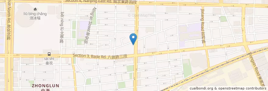 Mapa de ubicacion de Balle Balle – Indian Restaurant & Bar en 台湾, 新北市, 台北市, 松山区.