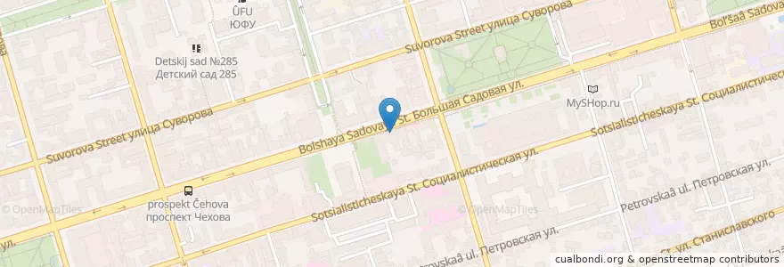 Mapa de ubicacion de Citi bank en Russie, District Fédéral Du Sud, Ростовская Область, Городской Округ Ростов-На-Дону.