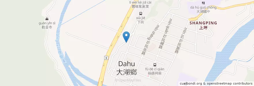 Mapa de ubicacion de 歡饗樂時 en Taiwan, 臺灣省, 苗栗縣, 大湖鄉.