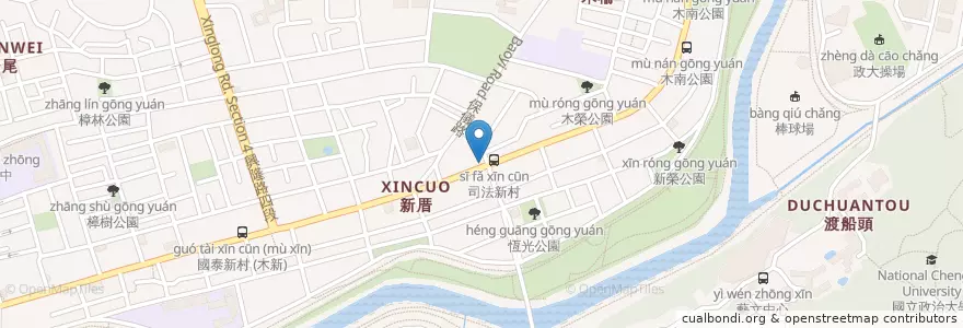 Mapa de ubicacion de 陽城燒臘快餐 en تايوان, تايبيه الجديدة, تايبيه, 文山區.