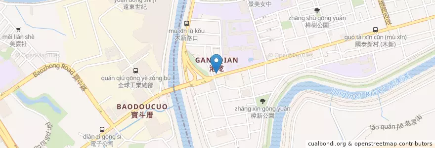 Mapa de ubicacion de 必勝客344 en 臺灣, 新北市, 臺北市, 文山區.