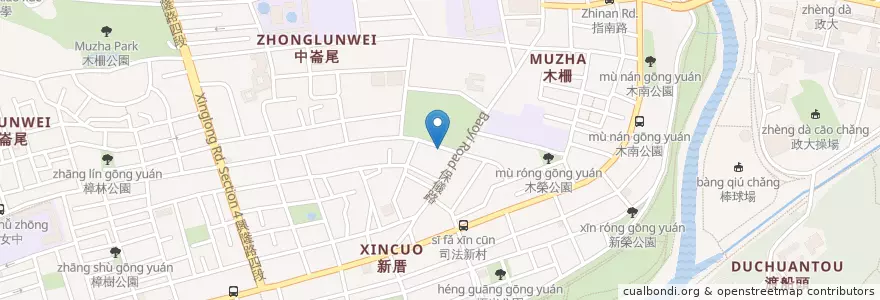 Mapa de ubicacion de 保儀診所 en 臺灣, 新北市, 臺北市, 文山區.