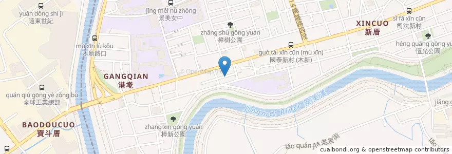 Mapa de ubicacion de 舊衣回收櫃 en Taiwan, New Taipei, Taipei, Wenshan District.