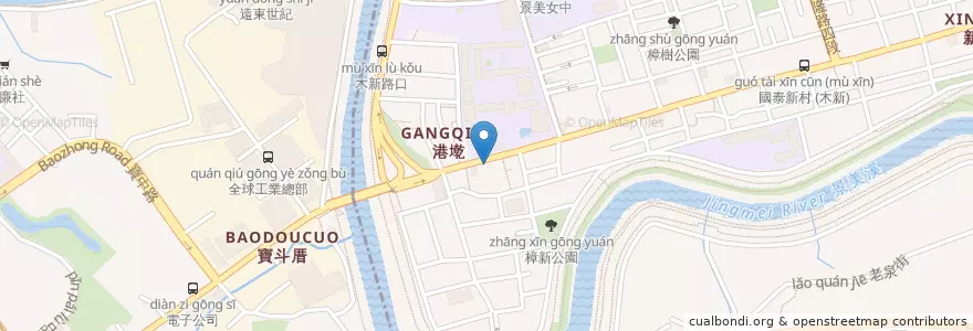 Mapa de ubicacion de Naan&Pizza en تايوان, تايبيه الجديدة, تايبيه, 文山區.