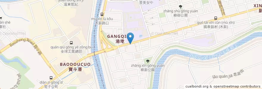 Mapa de ubicacion de 全銨藥局 en Taiwan, 新北市, Taipé, 文山區.