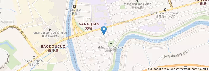 Mapa de ubicacion de Mark coffee en تايوان, تايبيه الجديدة, تايبيه, 文山區.