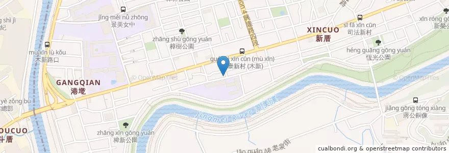 Mapa de ubicacion de Live ABC en 台湾, 新北市, 台北市, 文山区.