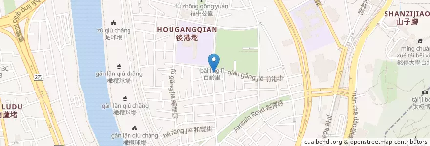 Mapa de ubicacion de 牛小妹牛肉麵 en تایوان, 新北市, تایپه, 士林區.