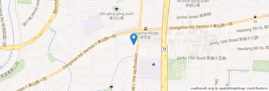 Mapa de ubicacion de 樂活中醫診所 en تايوان, تاي شانغ, 北屯區.
