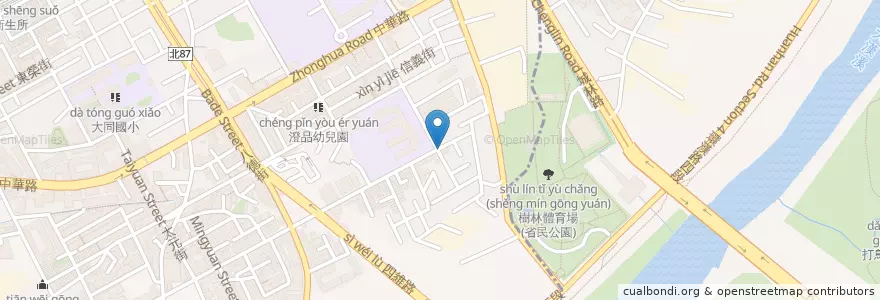 Mapa de ubicacion de 萬佳香早餐 en Taiwan, 新北市, 樹林區.