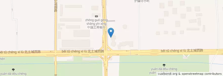 Mapa de ubicacion de 交通银行 en چین, پکن, هبئی, 海淀区.
