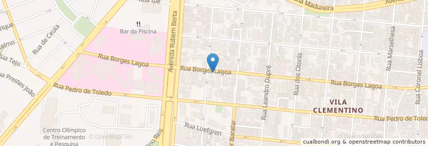 Mapa de ubicacion de Paróquia São Francisco de Assis en البَرَازِيل, المنطقة الجنوبية الشرقية, ساو باولو, Região Geográfica Intermediária De São Paulo, Região Metropolitana De São Paulo, Região Imediata De São Paulo, ساو باولو.