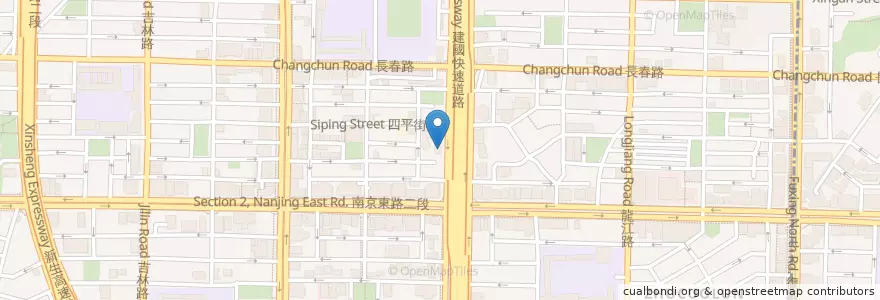 Mapa de ubicacion de 台北市召會第九聚會所 en 臺灣, 新北市, 臺北市, 中山區.